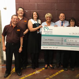 Love Musgrove Fundraising Cheque